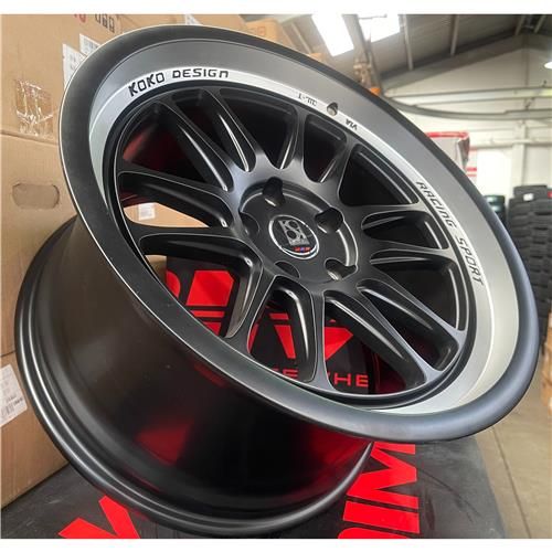 ZM832 18X10 5X114.3ET30 CB73.1 MATT BLACK LIP