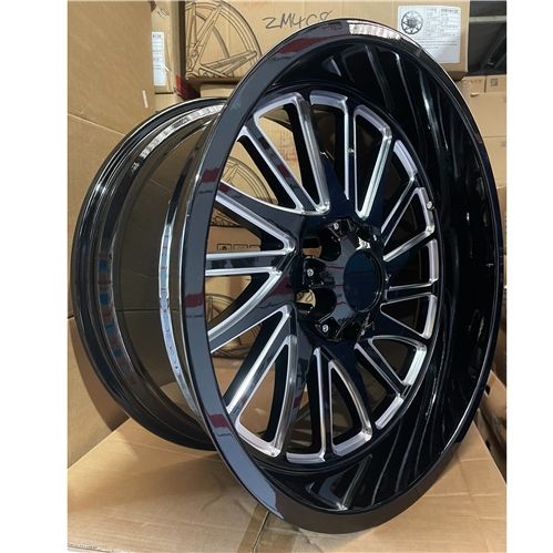 ZM414 20X10 6X139.7 ET-19 CB110.1 BLACK MILLING WINDOW