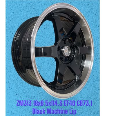 ZM313 18X8 ET40 CB73.1 5X114.3 BLACK