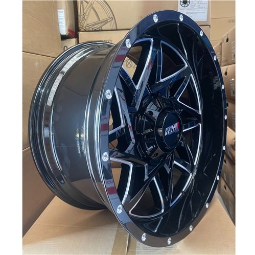 ZM408 20X10 6X139.7 OR 6X135 ET-12 CB87.1 BLACK