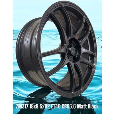 ZM317 18X8 ET40 CB66.6 5X112 MATT BLACK