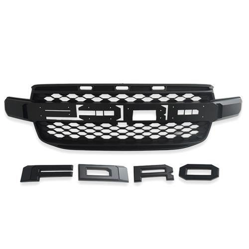 Front Grille Cover with Letter - Suitable for Ford Ranger 2023-2025 XLT WILDTRACK
