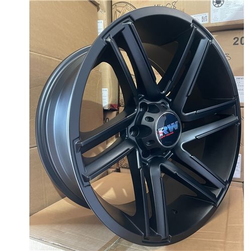 ZM412 20X9 6X139.7 ET-12 CB110.1 – SMATE BLACK (Matte Finish)