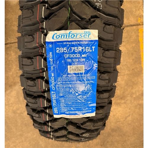285/75R16 126/123Q 10PR MT – Comforser New Tyre | 4WD / Ute | Mud-Terrain