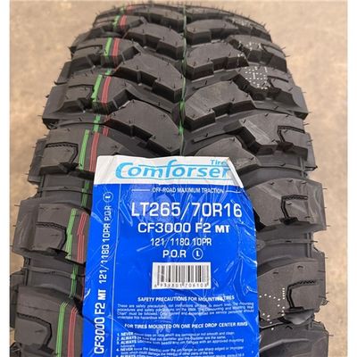 265/70R16 121/118Q 10PR MT – Comforser New Tyre | 4WD / Ute | Mud-Terrain