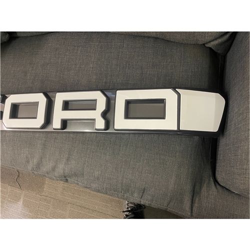 Front Grille Raptor Style WHITE Letters - Suitable for Ford Ranger 2018-2022