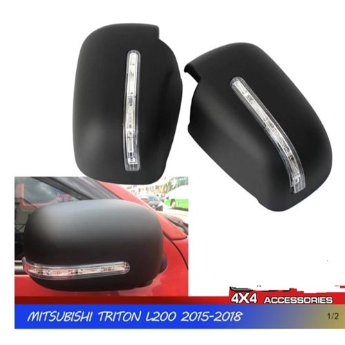 Door Mirror Cover with LED - Suitable for Mitsubishi Triton 2015-2018
