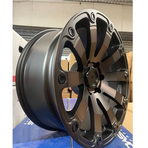 ZM407 20X9 6X139.7 ET-12 CB110.1 MATT BLACK MACHINE FACE BRONZE COATING