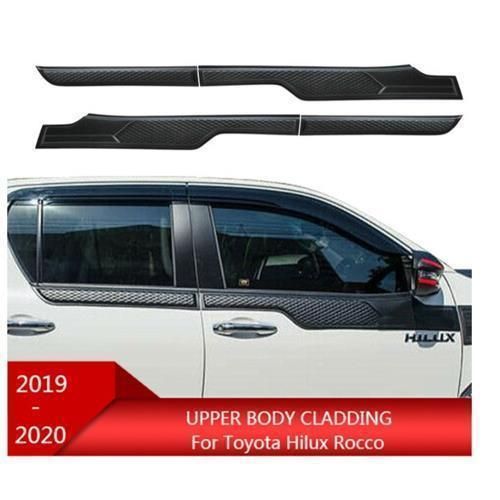 Body Cladding Upper Side Molding - Suitable for Toyota Hilux 2015 - 2025 Revo/Rocco