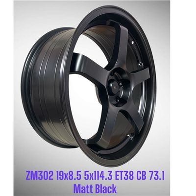 ZM302 19X8.5 ET38 CB73.1 5X114.3 MATT BLACK