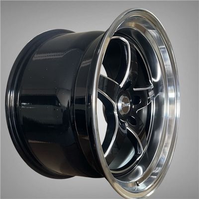 ZM361 18X10.5 ET30 CB76.1 5X114.3 BLACK MIRROR + MILLING WINDOW + MACHINED LIP