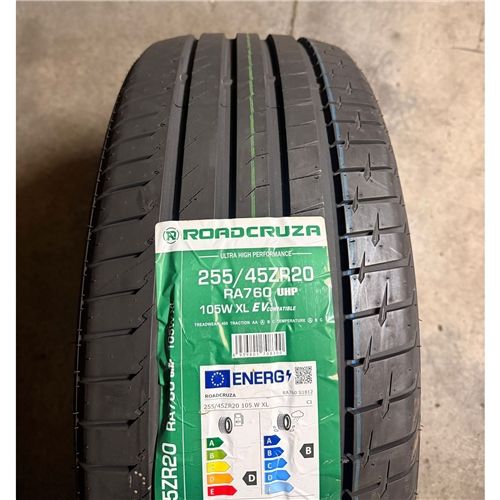 255/45R20 105W XL – Roadcruza New Tyre EV Compatible  High Perform | Extra Load