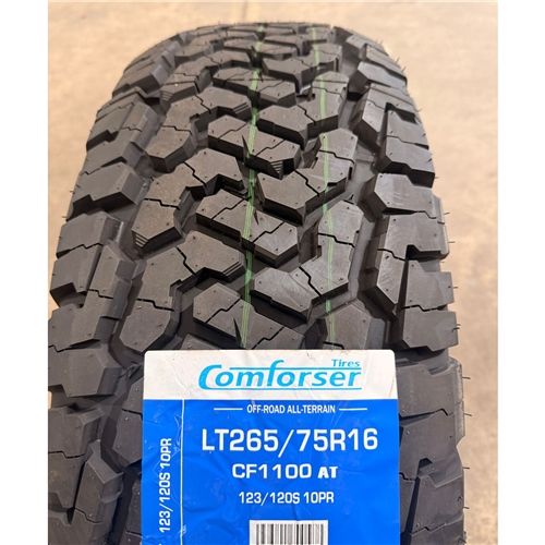 265/75R16 123/120S 10PR Comforser AT Tyre | 4WD / Ute All-Terrain