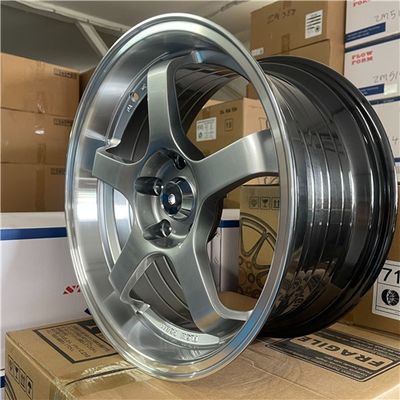 ZM510 17X8.5 ET33 CB73.1 5X114.3 HYPER BLACK MACHINE LIP