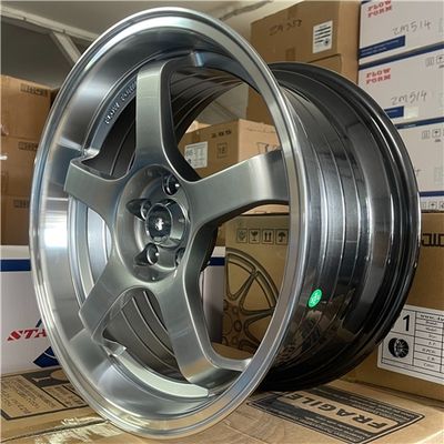 ZM511 17X8.5 ET33 CB73.1 5X100 HYPER BLACK MACHINE LIP