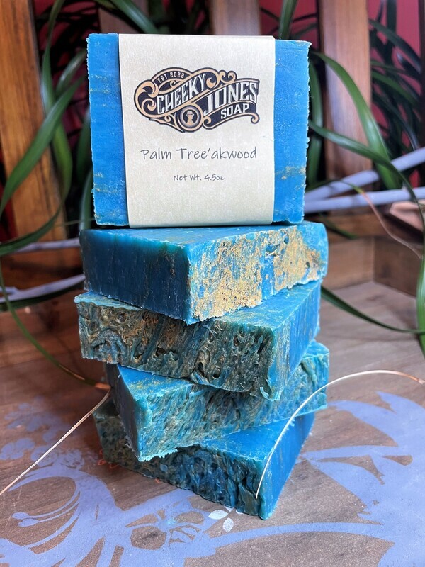 Palm Tree’akwood Handmade Soap