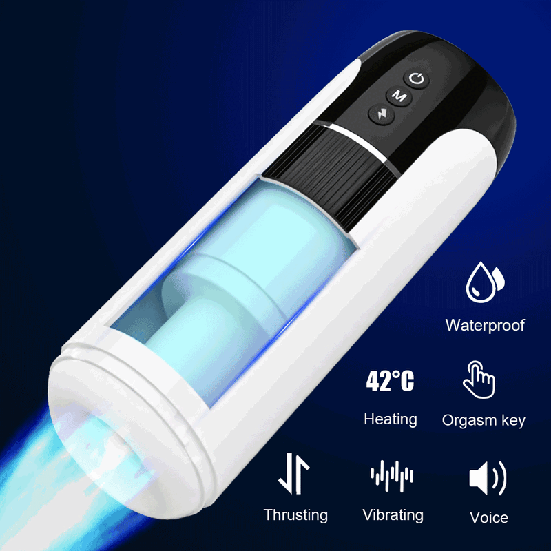 X T6 Spacecup 2022.3 Automatic Male Stroker Toy 100% Waterproof Vibrating Thrusting Masturbator