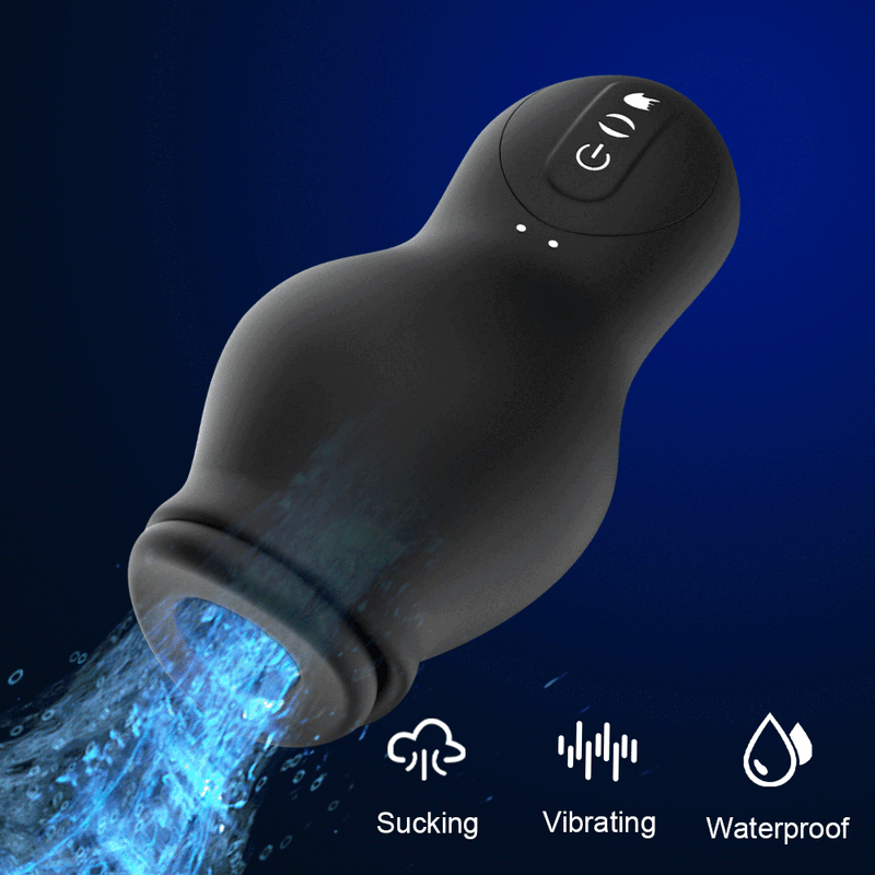 X  S9 Spacecup Glans Time Delay Trainer 100% Waterproof Dick Sucking Machine Male Masturbator With Vibrating