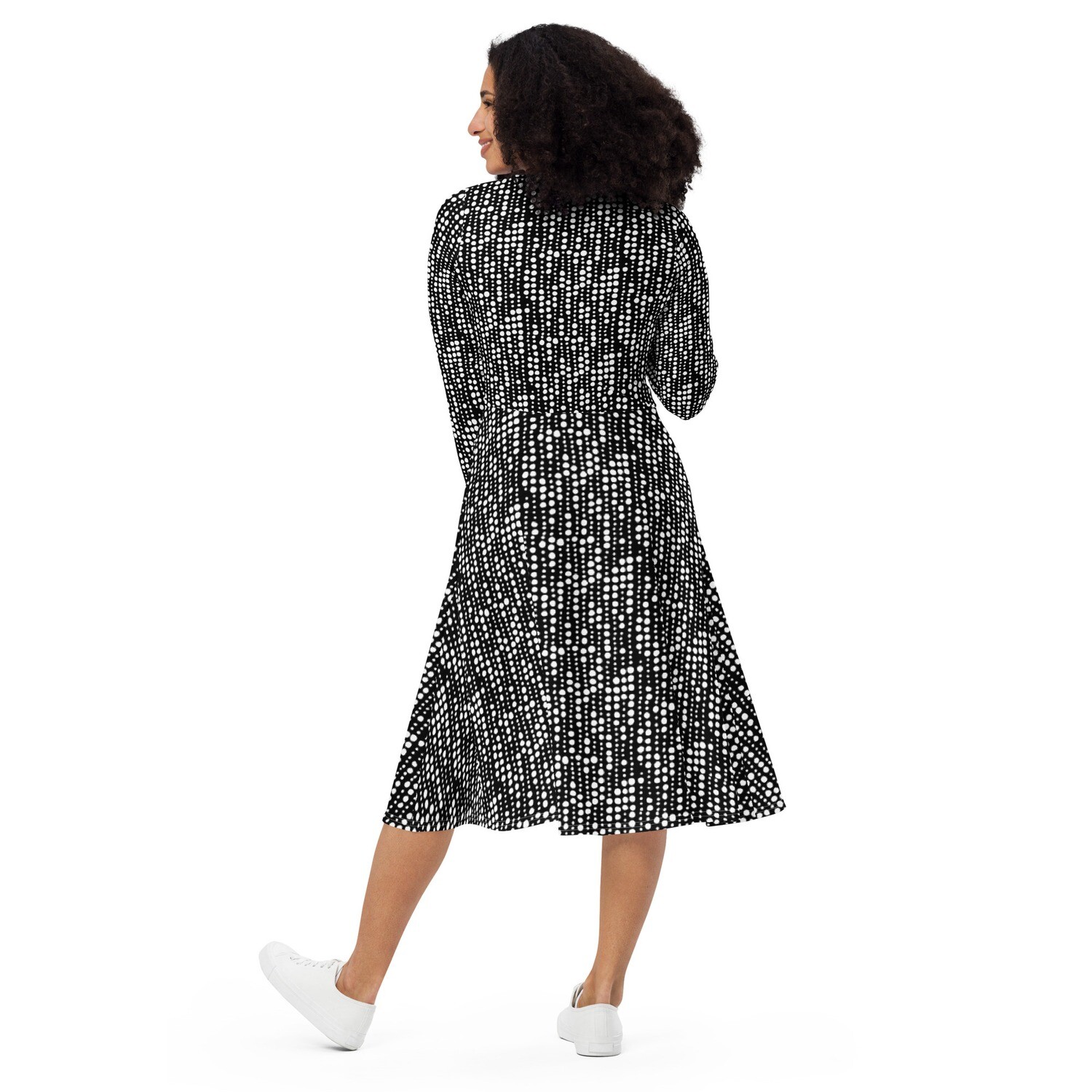 Church Ready long sleeve midi dress