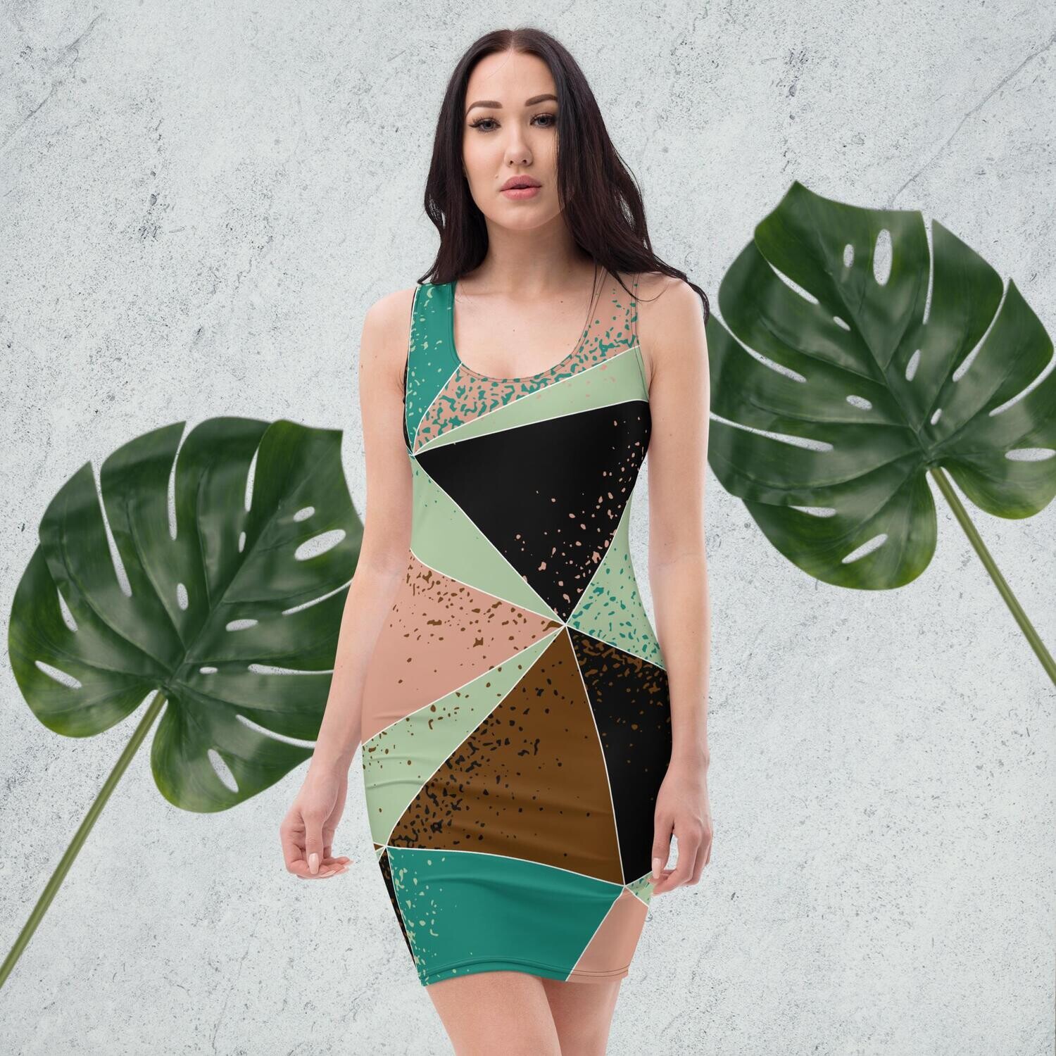 Church Ready &quot;Multi Triangle&quot; Anytime Dress