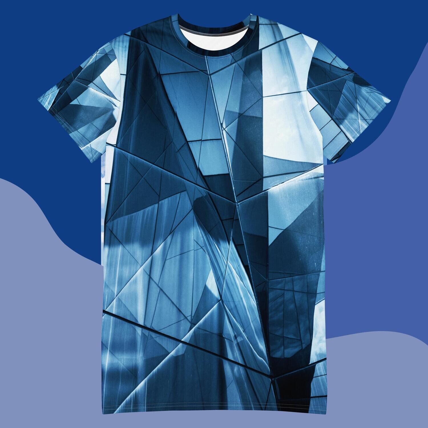 Church Ready Blue Designed Night Gown
