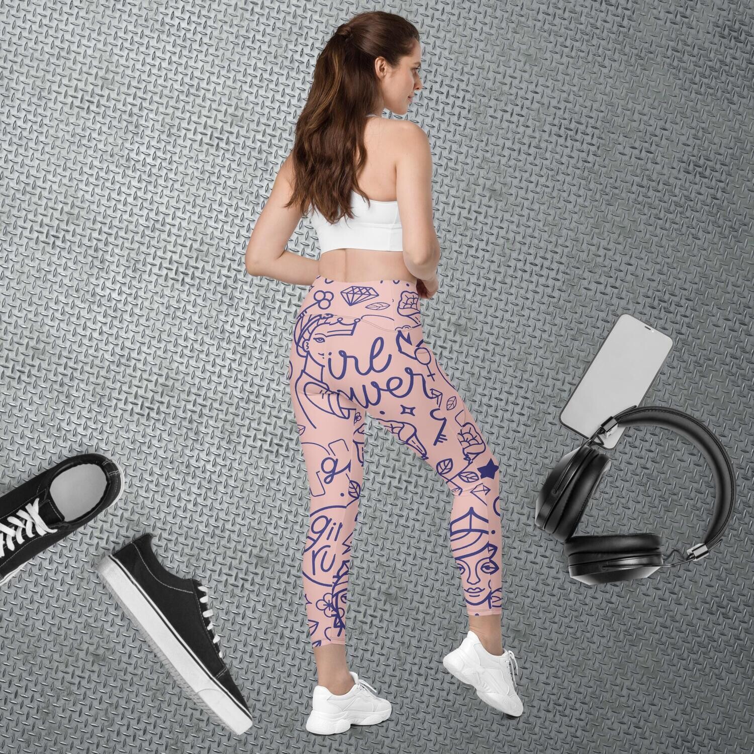 Church Ready &quot;Girl power&quot; Leggings with pockets