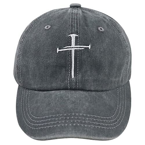 Cross Hat, Adjustable  Baseball Cap, Gift for Christmas