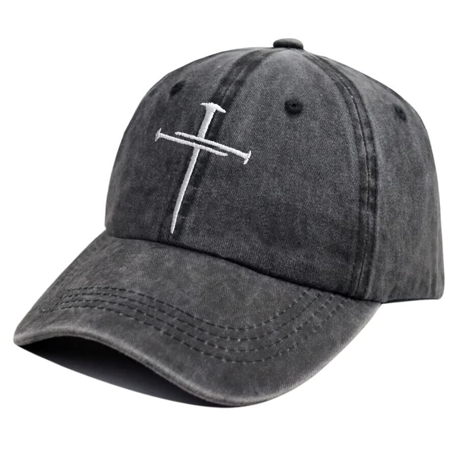 Cross Hat, Adjustable  Baseball Cap, Gift for Christmas