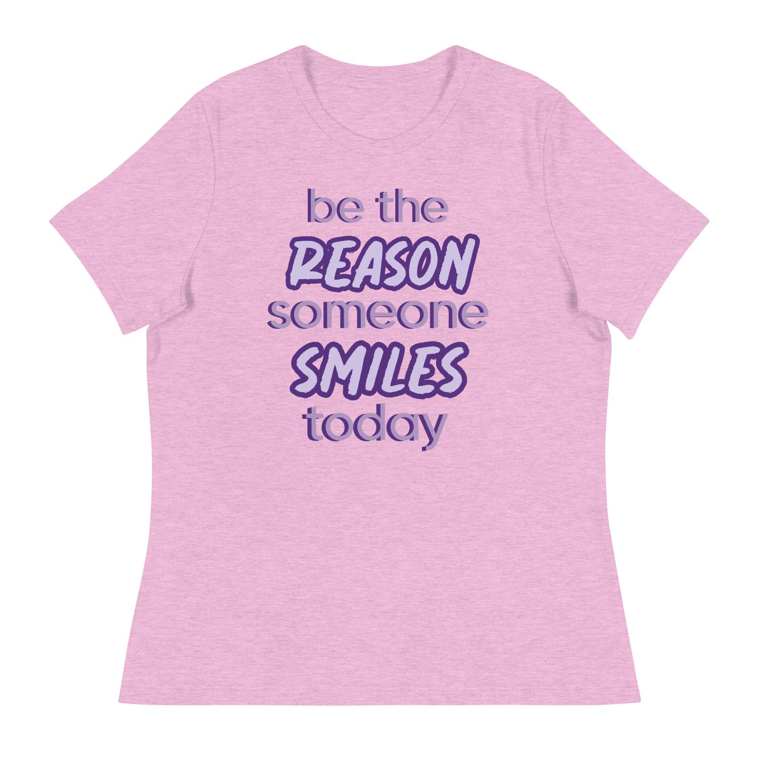 Women&#39;s Church Ready &quot;Be the reason why someone smiles today&quot; T-shirt