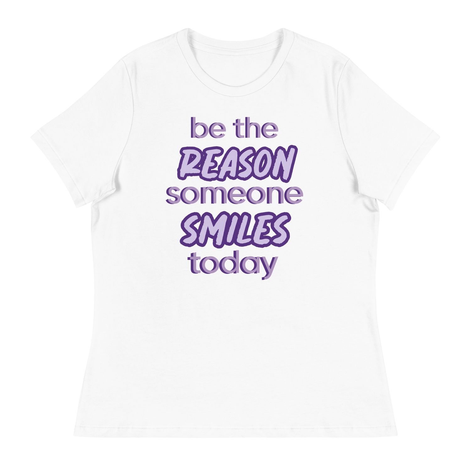 Women&#39;s Church Ready &quot;Be the reason why someone smiles today&quot; T-shirt