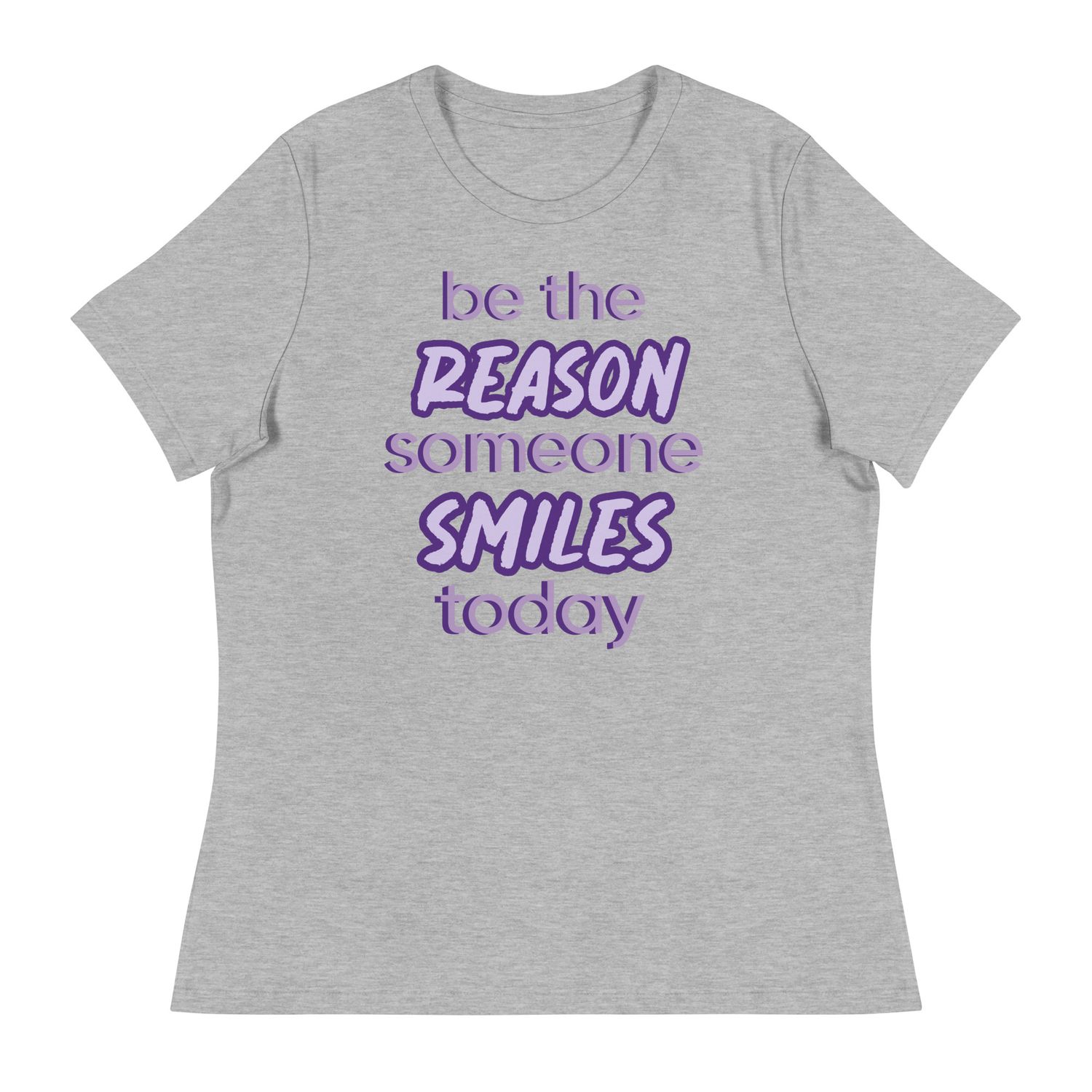Women&#39;s Church Ready &quot;Be the reason why someone smiles today&quot; T-shirt
