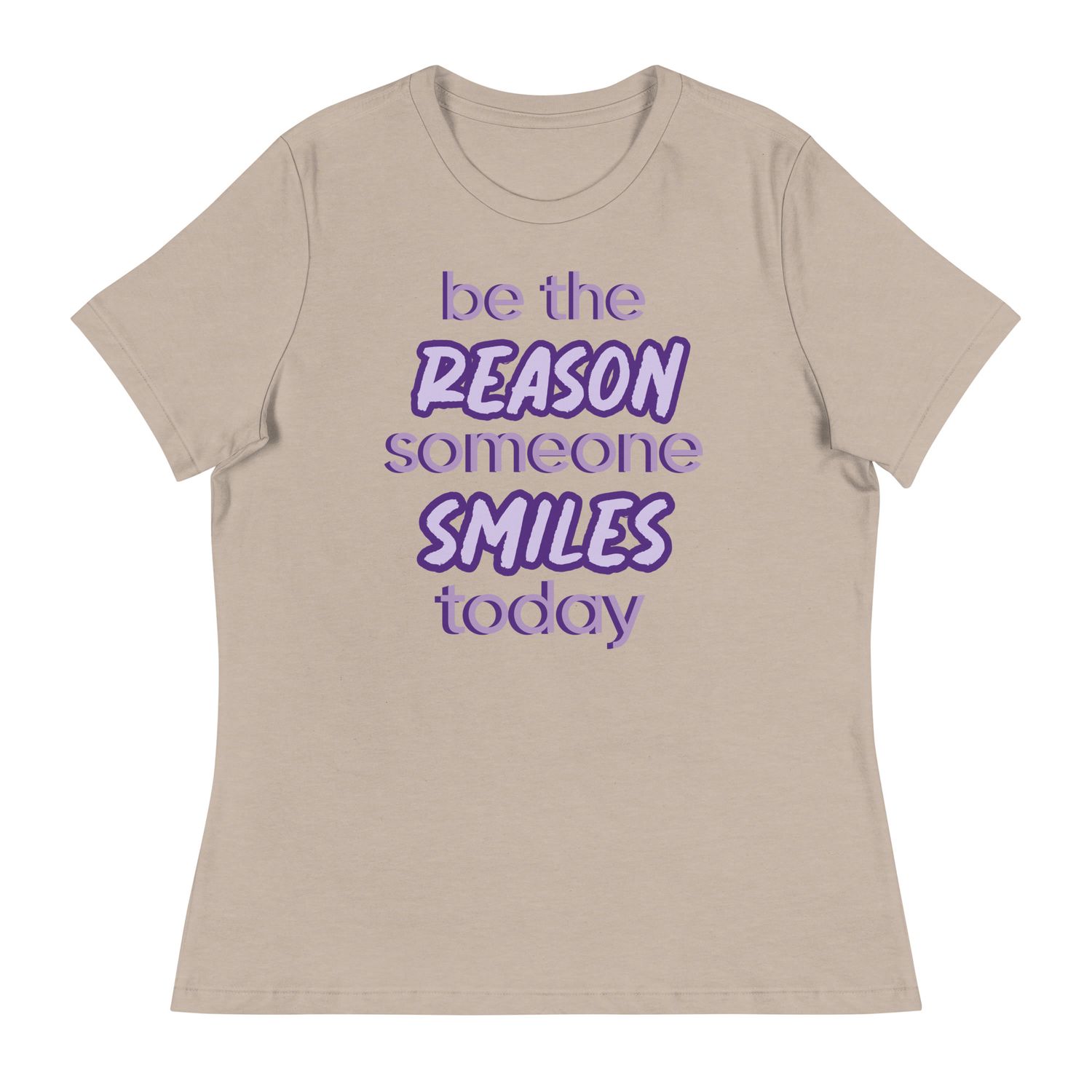 Women&#39;s Church Ready &quot;Be the reason why someone smiles today&quot; T-shirt