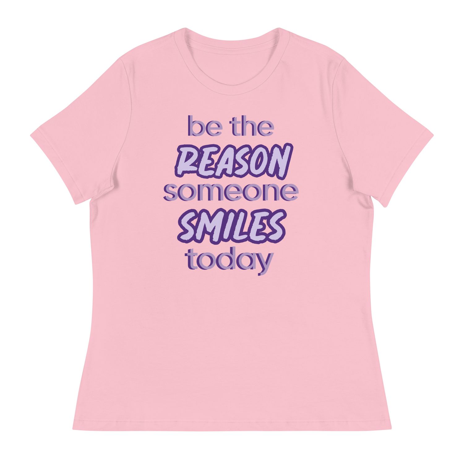Women&#39;s Church Ready &quot;Be the reason why someone smiles today&quot; T-shirt