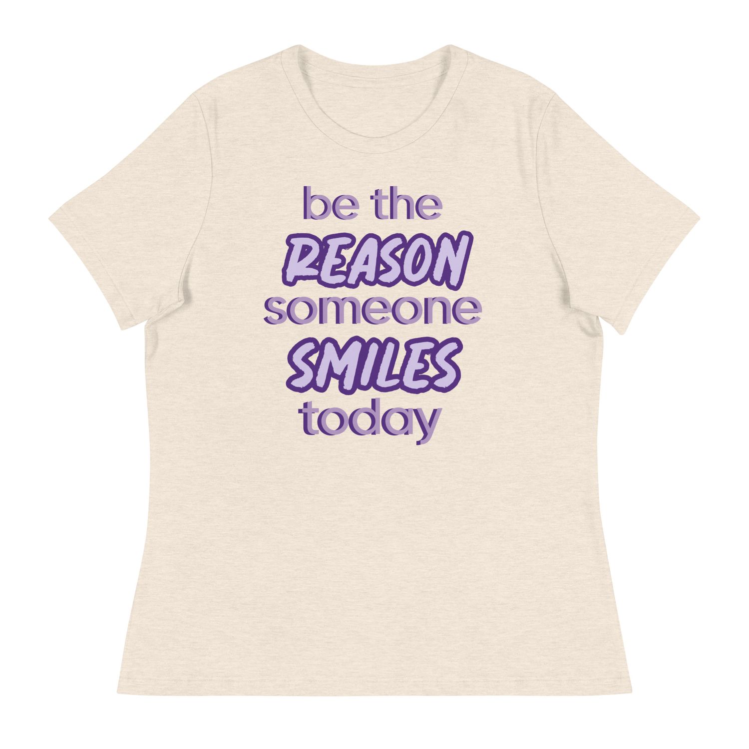 Women&#39;s Church Ready &quot;Be the reason why someone smiles today&quot; T-shirt