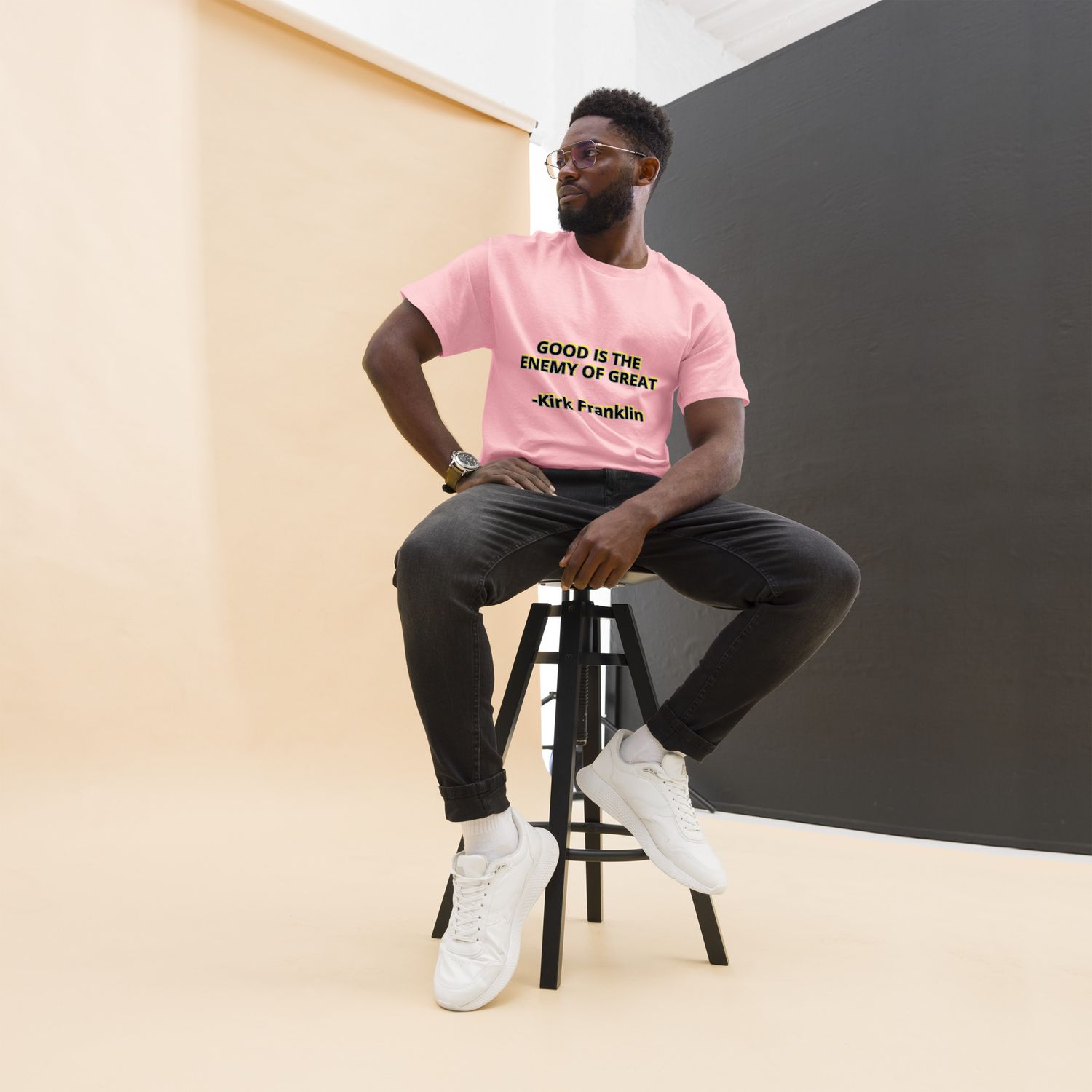 Good is the Enemy of Great Kirk Franklin Quote T-shirt