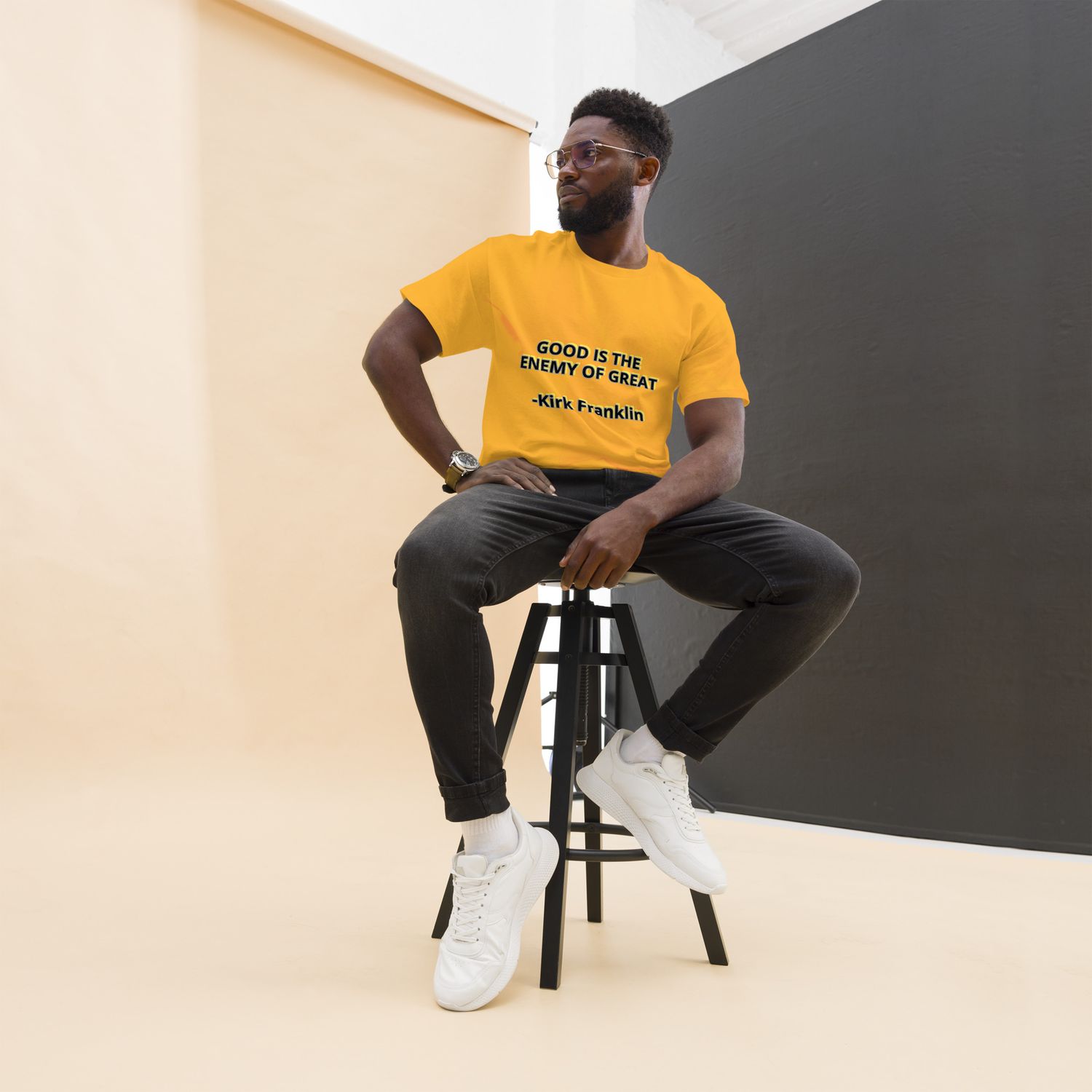 Good is the Enemy of Great Kirk Franklin Quote T-shirt
