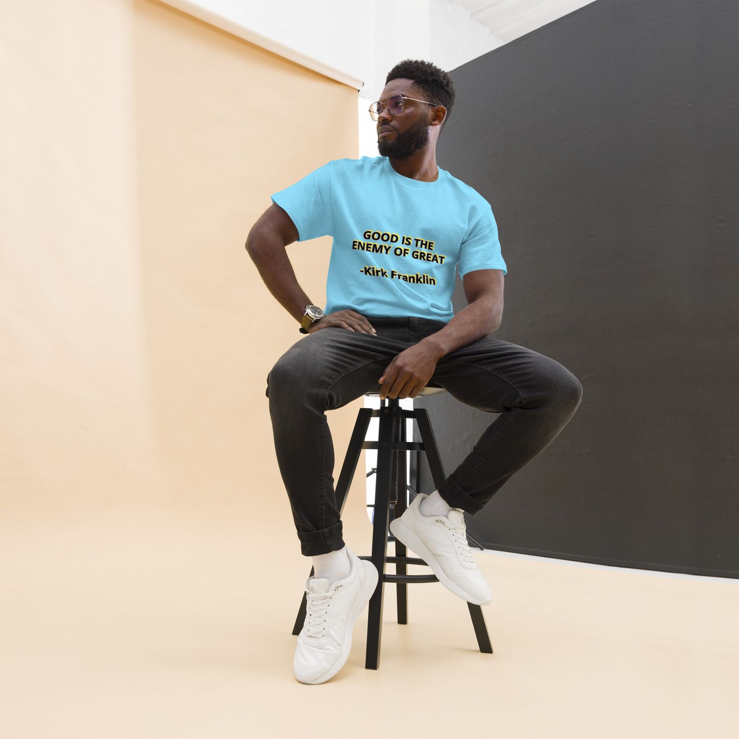 Good is the Enemy of Great Kirk Franklin Quote T-shirt