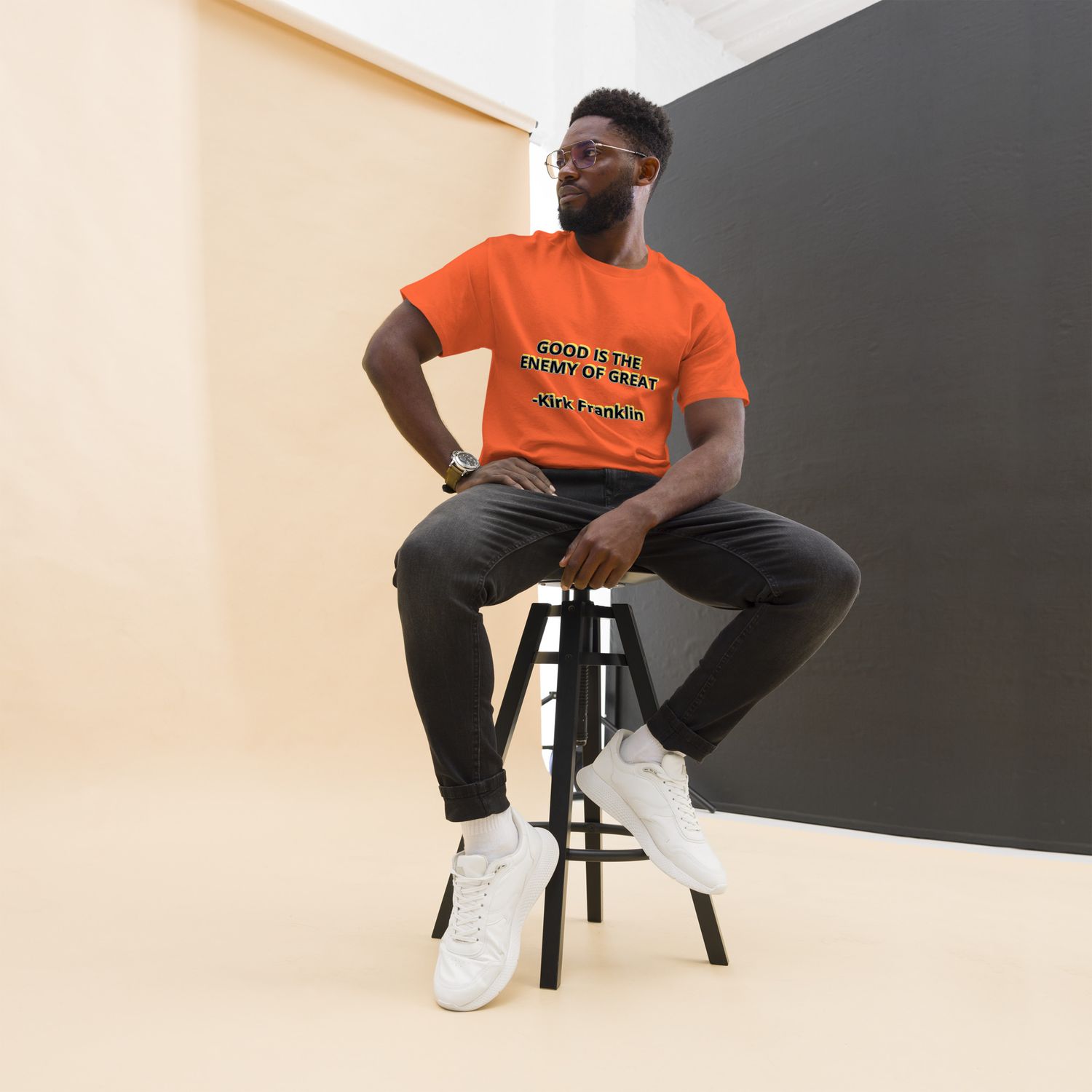 Good is the Enemy of Great Kirk Franklin Quote T-shirt