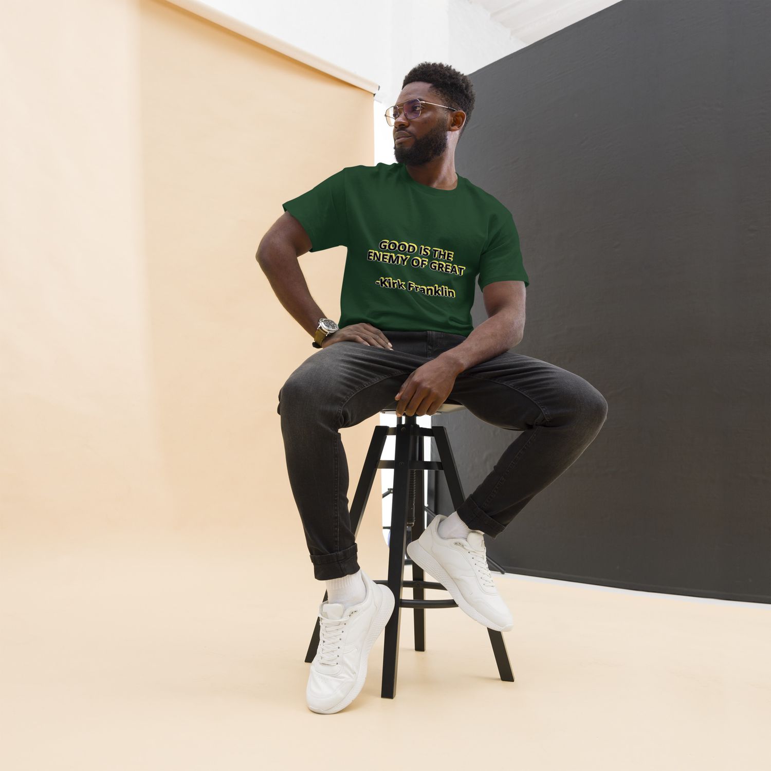 Good is the Enemy of Great Kirk Franklin Quote T-shirt