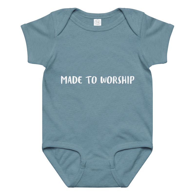 Made to Worship Baby jersey bodysuit