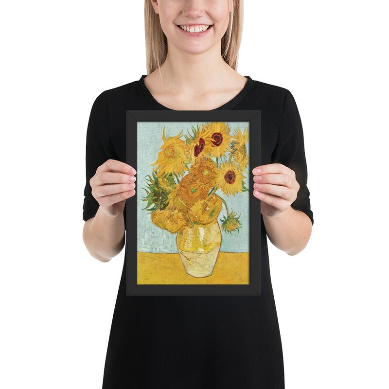 Framed matte paper poster(