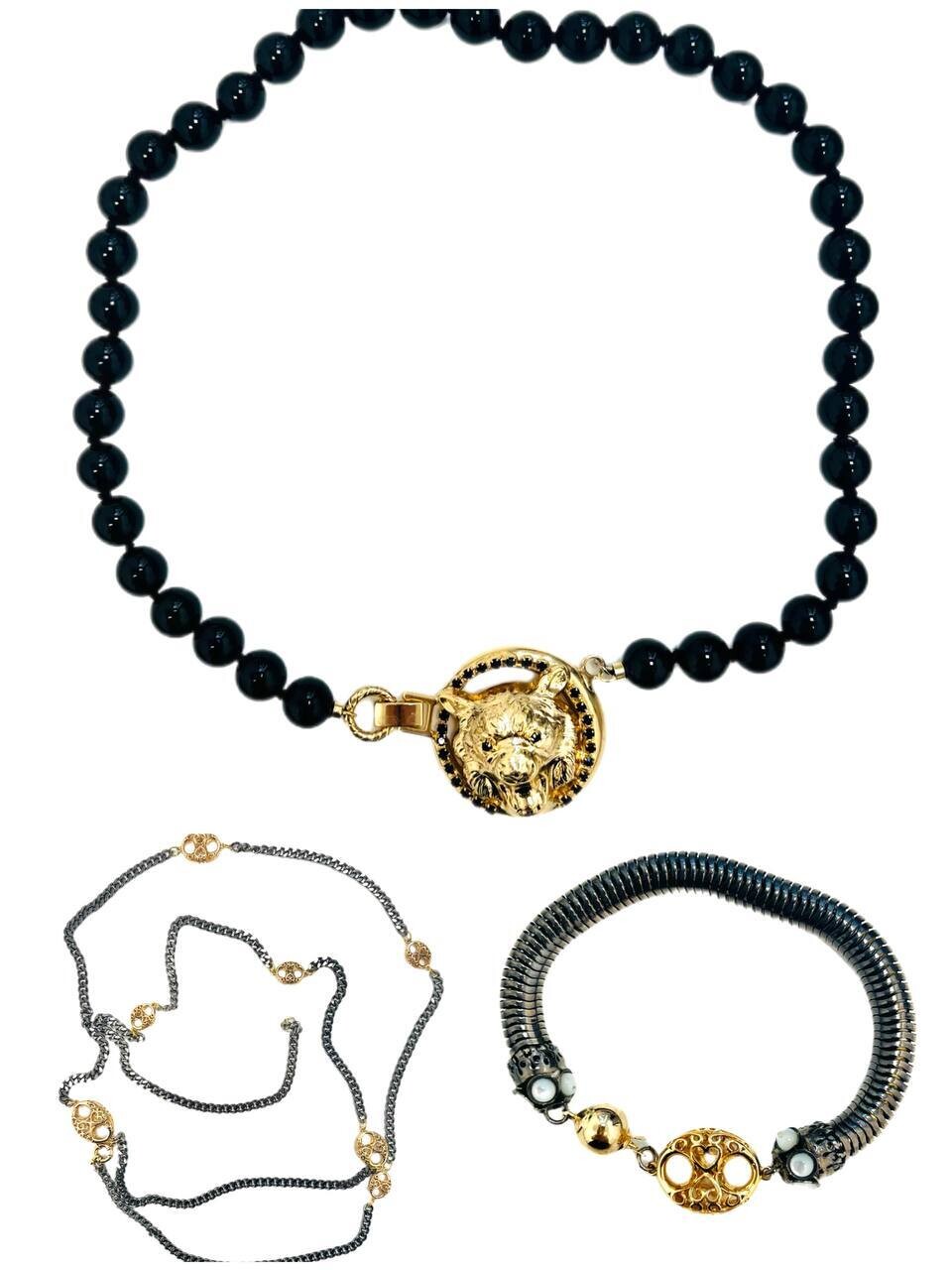Men’s Jewelry set:  2 necklaces and bracelet