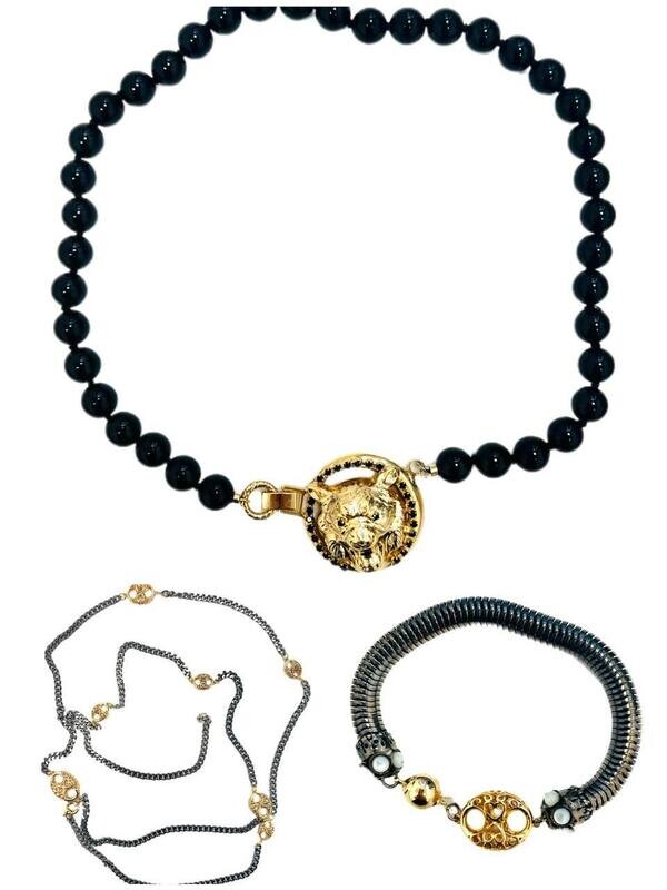 Men’s Jewelry set:  2 necklaces and bracelet