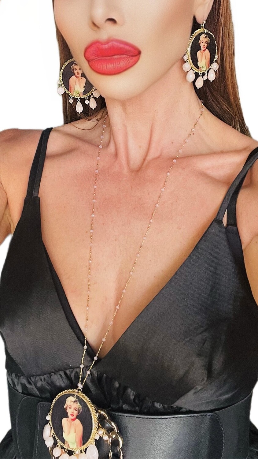 Jewelry set:  necklace and earrings