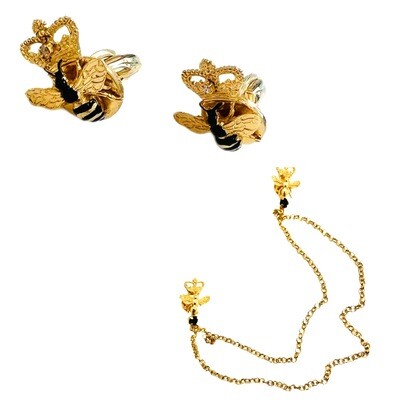 Men’s Jewelry set: brooch and cufflinks