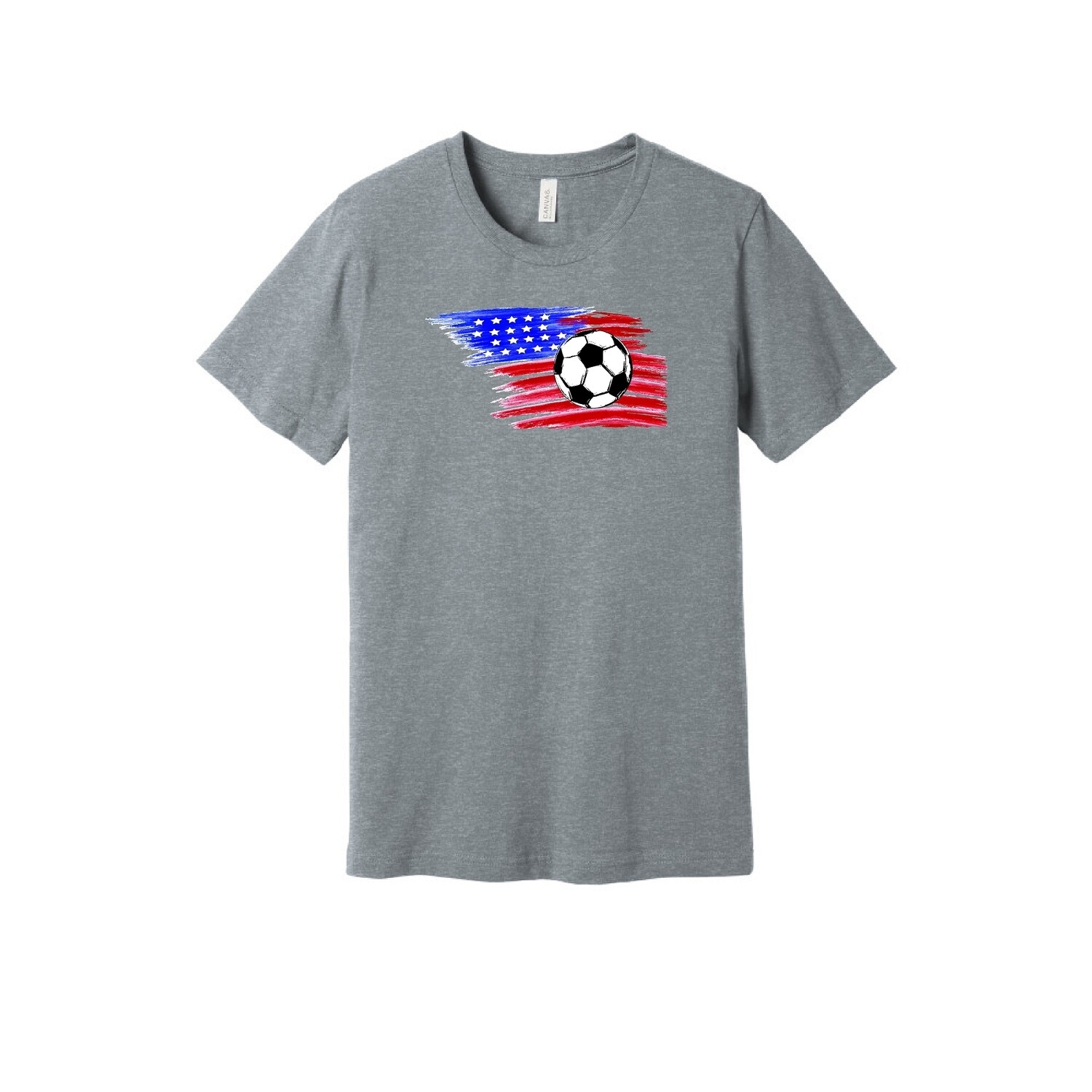 Youth Color Soccer Flag, Style: T-Shirt