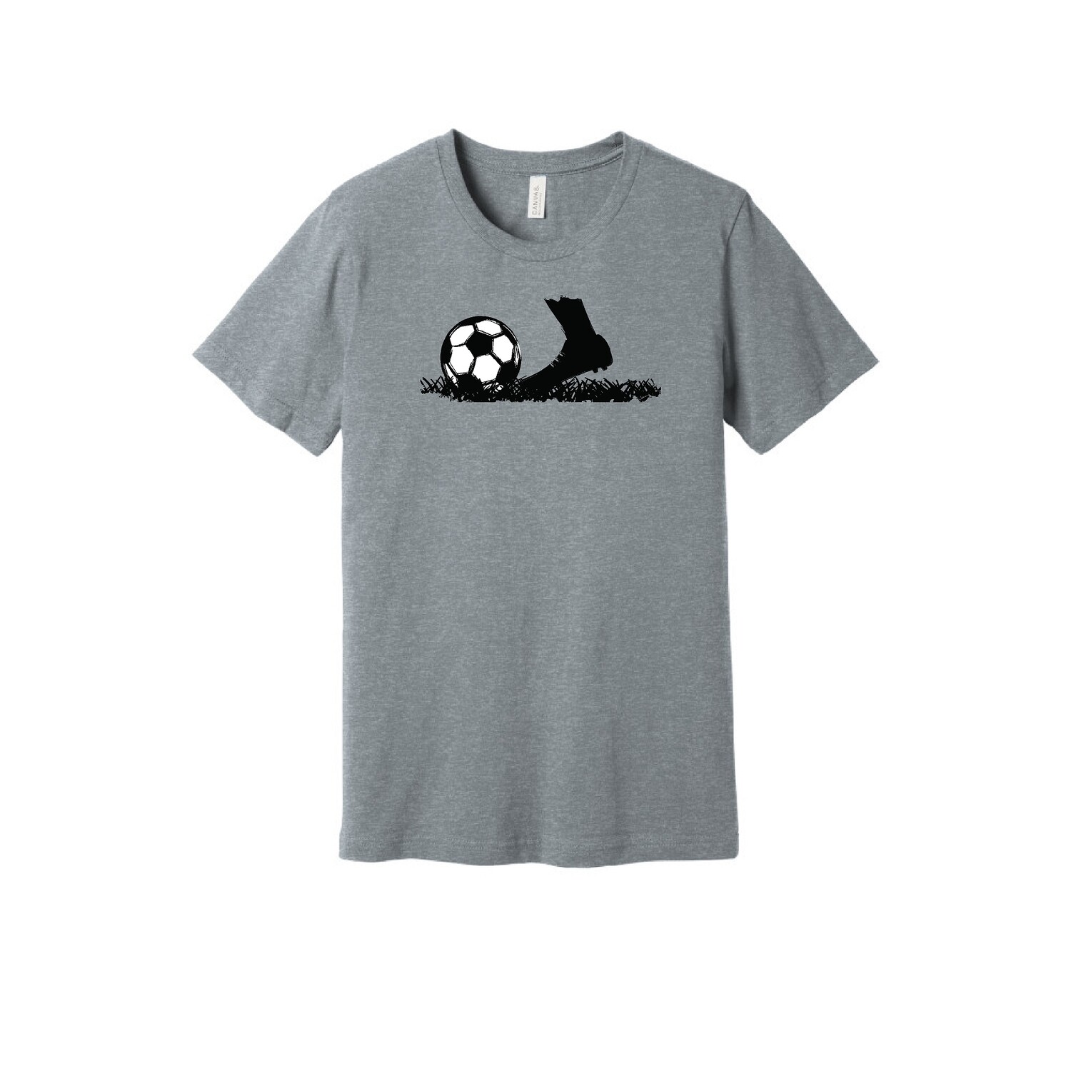 Adult Unisex Soccer Kick, Style: T-Shirt
