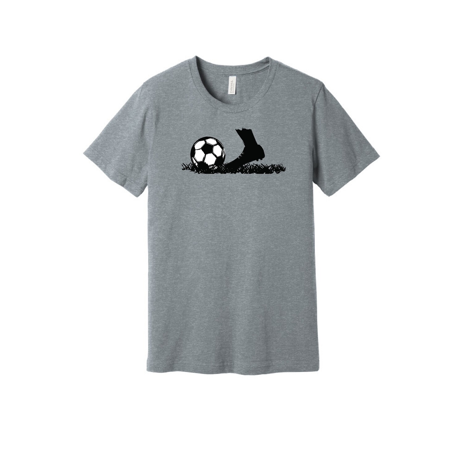 Youth Soccer Kick, Style: T-Shirt