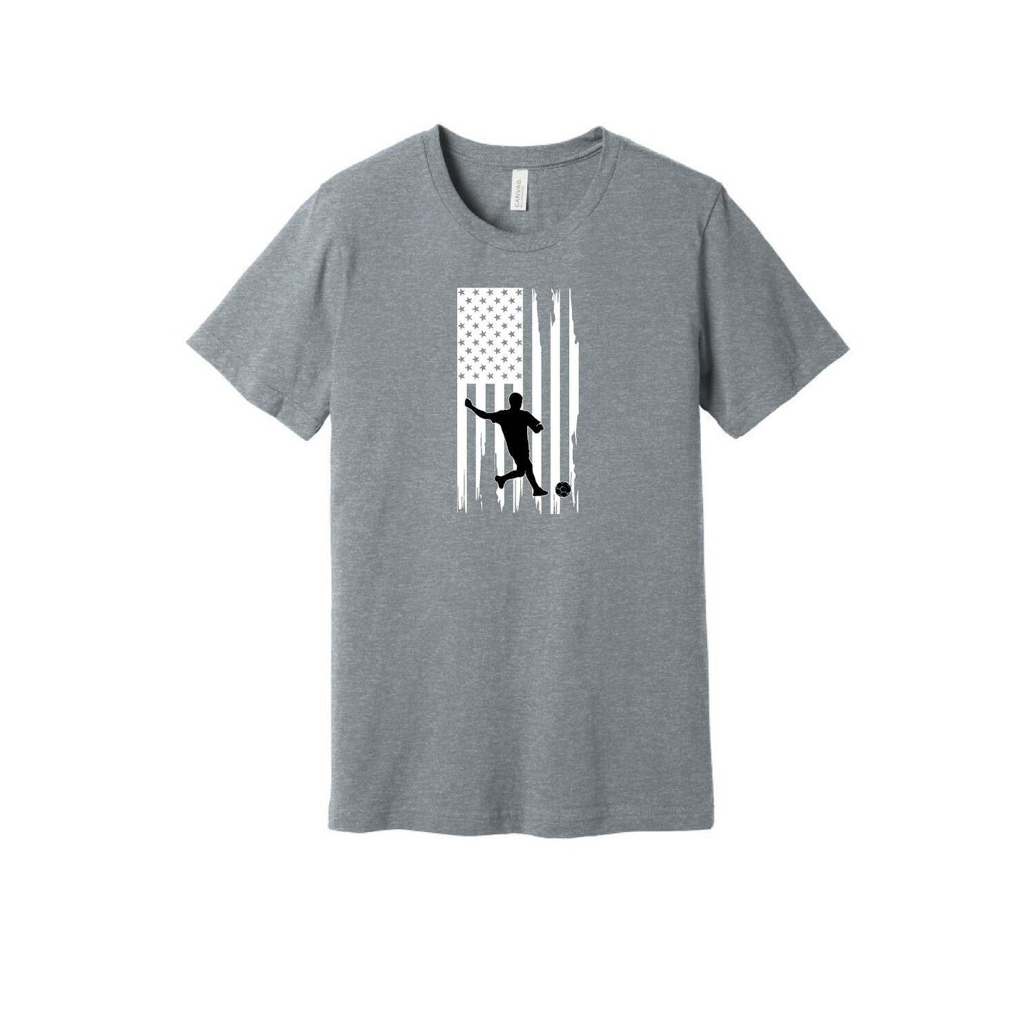Youth Soccer Player Flag, Style: T-Shirt