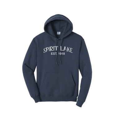 SPIRIT LAKE ADULT PORT AND COMPANY HOODIE